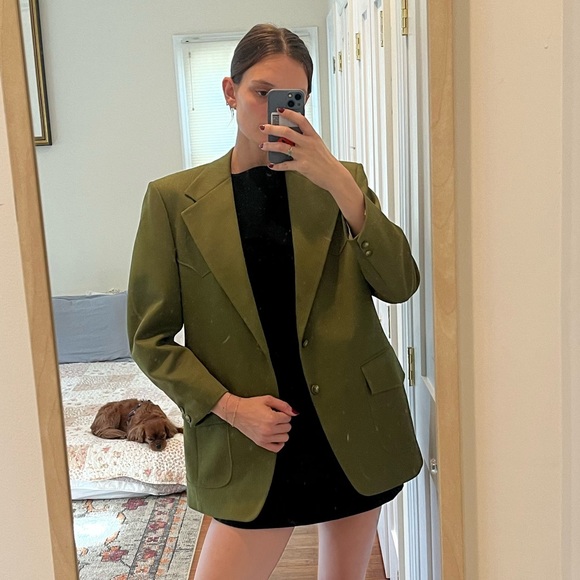 Vintage Gucci Green Blazer - Picture 6 of 8
